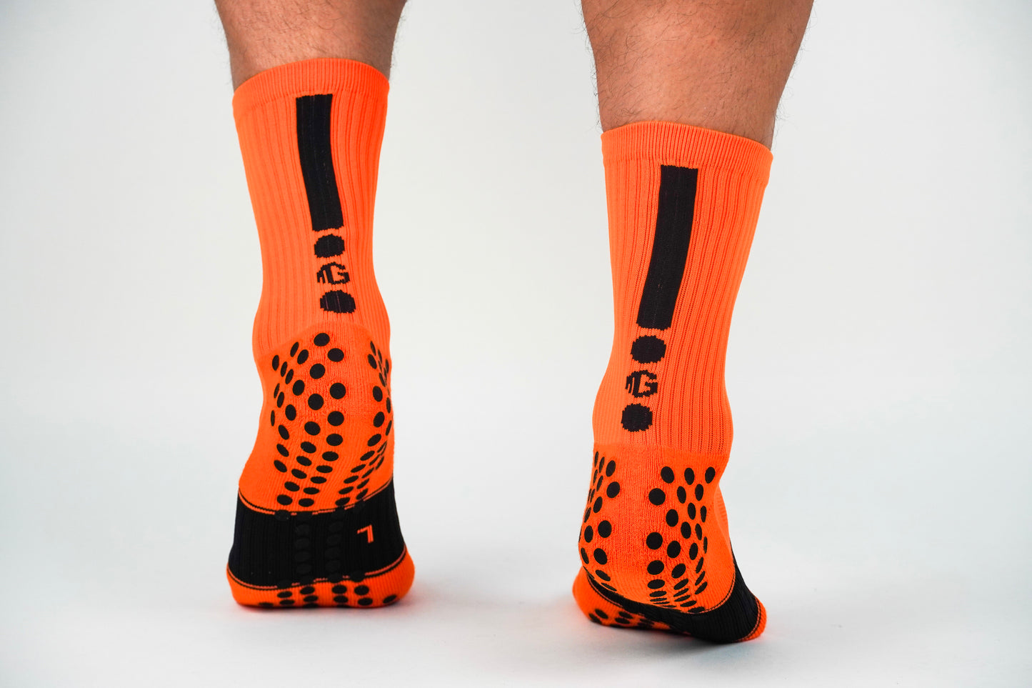 𝔾/𝕊𝕆𝕏 2.0 Non-Slip Grip Socks /Orange/