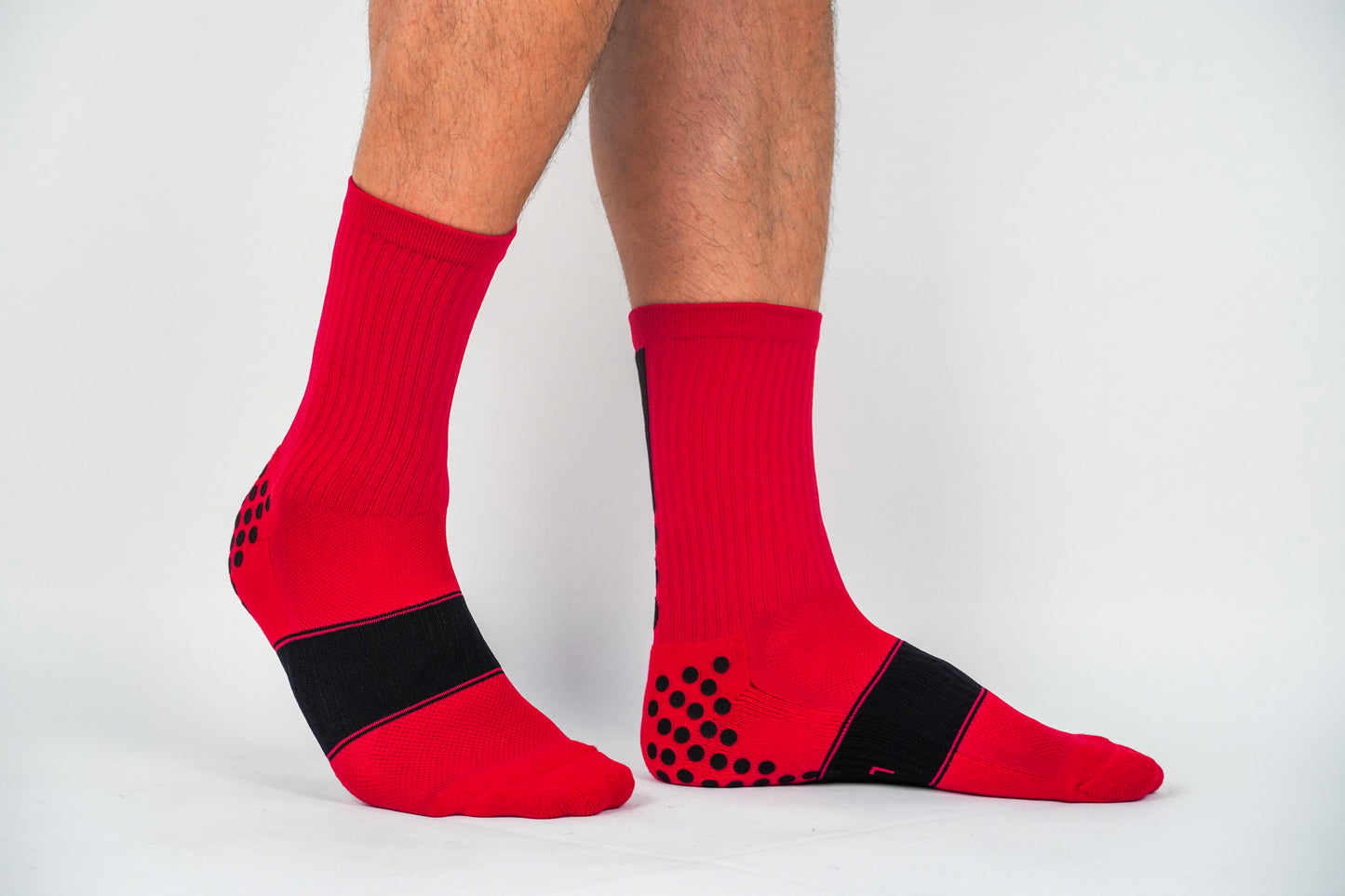 𝔾/𝕊𝕆𝕏 2.0 Non-Slip Grip Socks /Red/