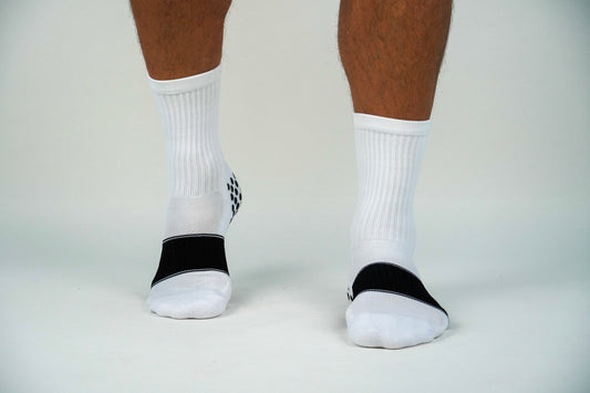 𝔾/𝕊𝕆𝕏 2.0 Non-Slip Grip Socks /White/