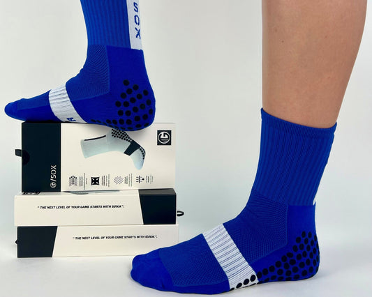 𝔾/𝕊𝕆𝕏  Non-Slip Grip Socks /Blue/