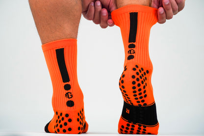 𝔾/𝕊𝕆𝕏 2.0 Non-Slip Grip Socks /Orange/