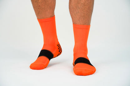 𝔾/𝕊𝕆𝕏 2.0 Non-Slip Grip Socks /Orange/