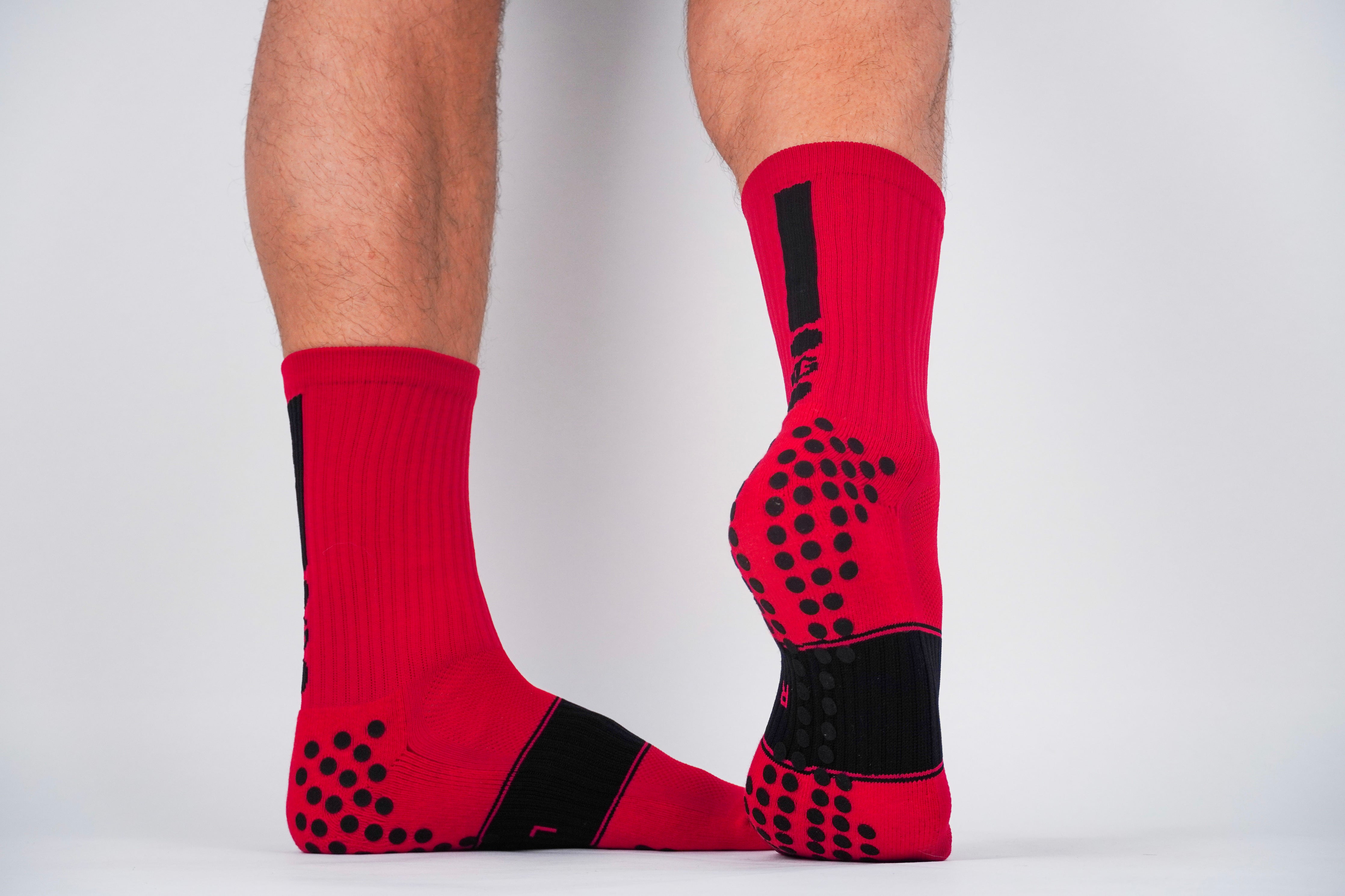 𝔾/𝕊𝕆𝕏 2.0 Non-Slip Grip Socks /Red/