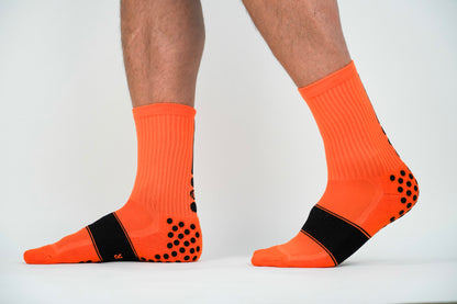 𝔾/𝕊𝕆𝕏 2.0 Non-Slip Grip Socks /Orange/