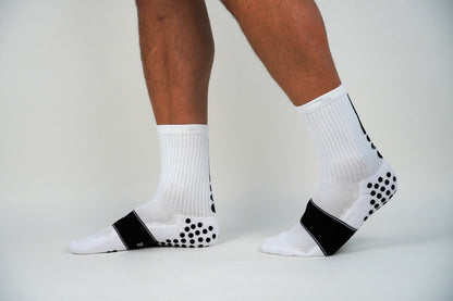 𝔾/𝕊𝕆𝕏 2.0 Non-Slip Grip Socks /White/