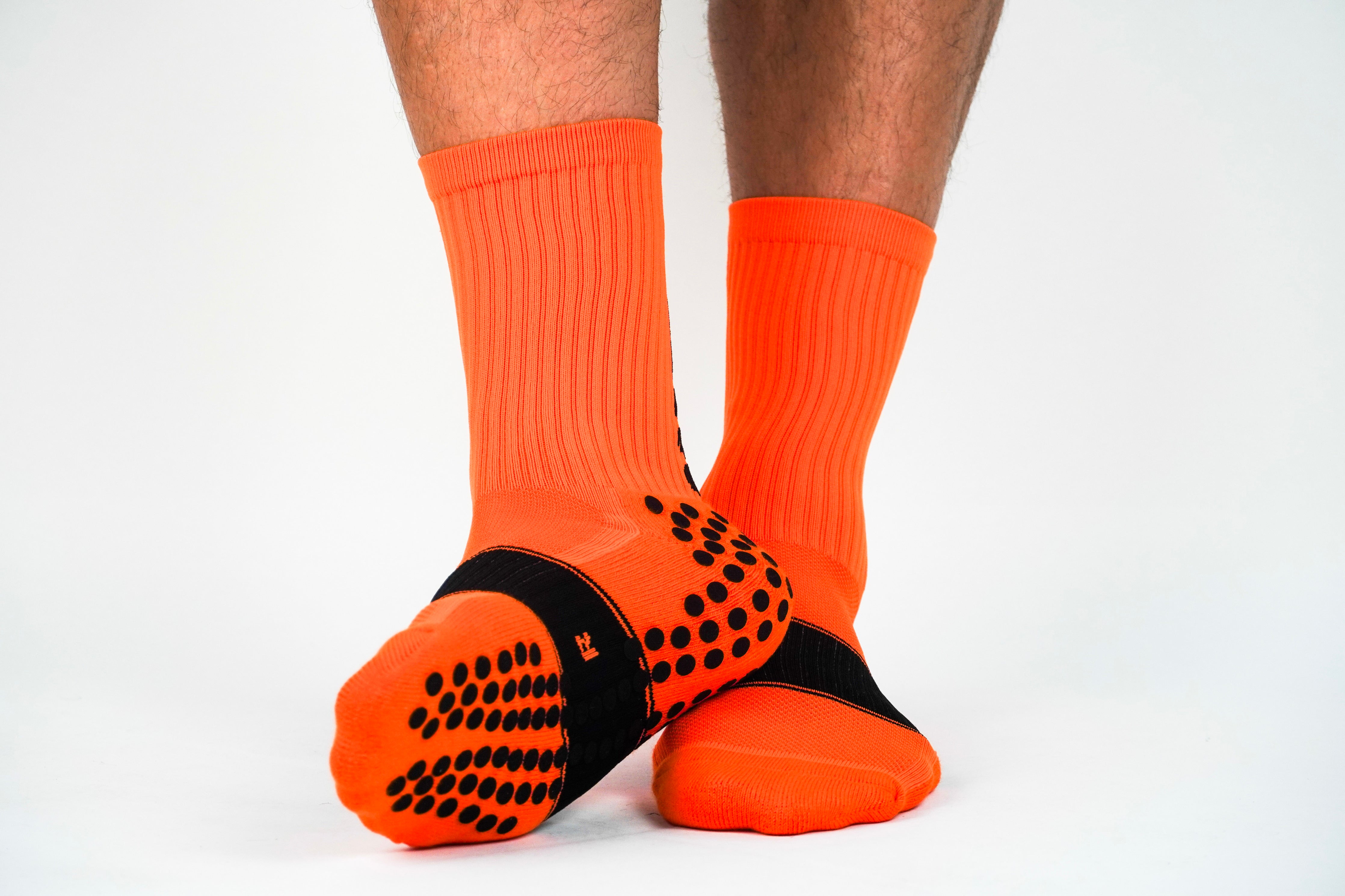 𝔾/𝕊𝕆𝕏 2.0 Non-Slip Grip Socks /Orange/