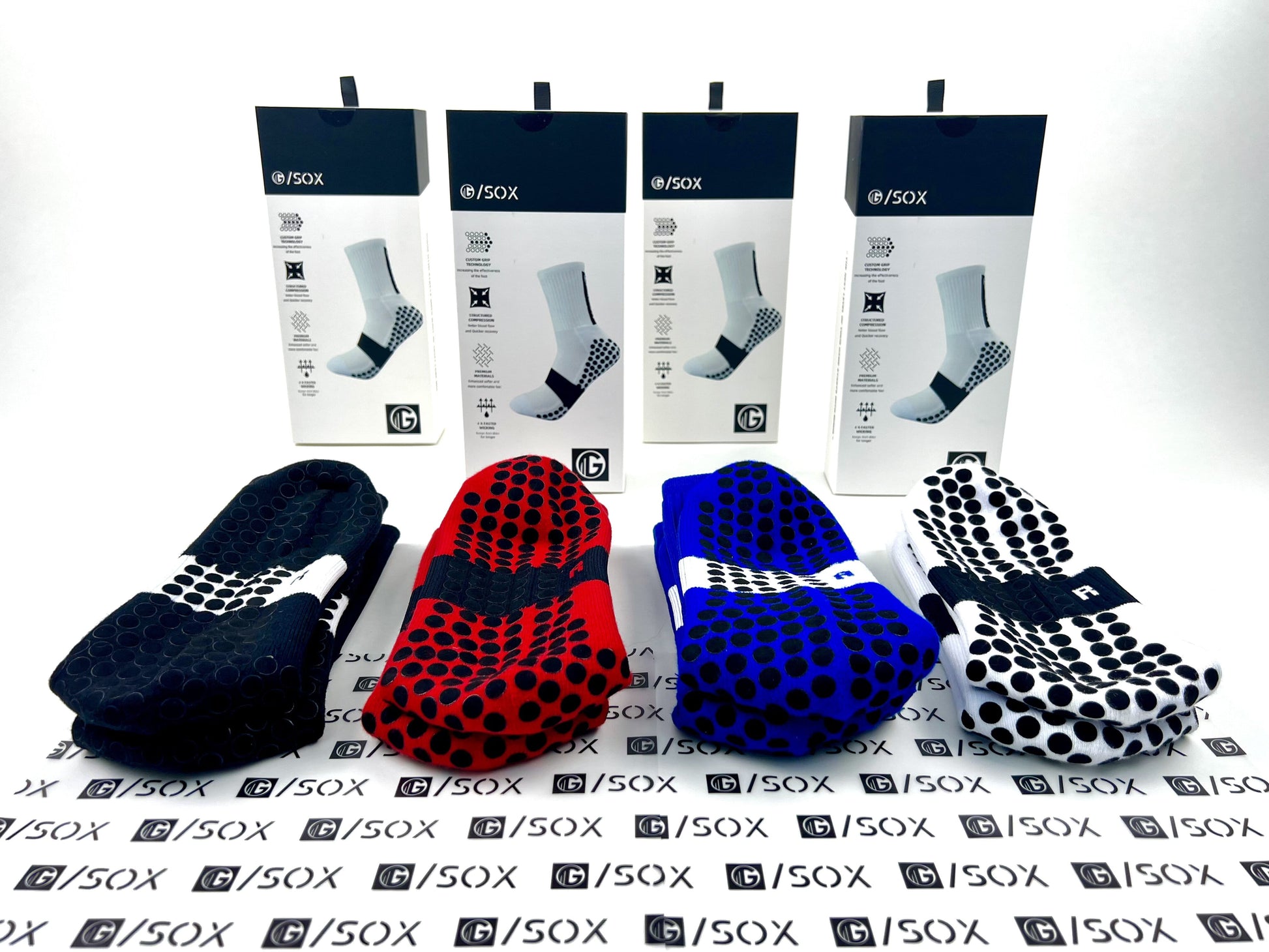 𝔾/𝕊𝕆𝕏 2.0 Non-Slip Grip Socks /Navy Blue/